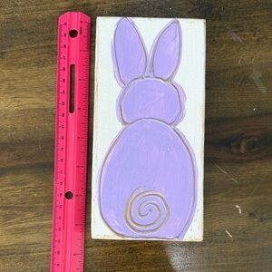 Purple Bunny Wall Art